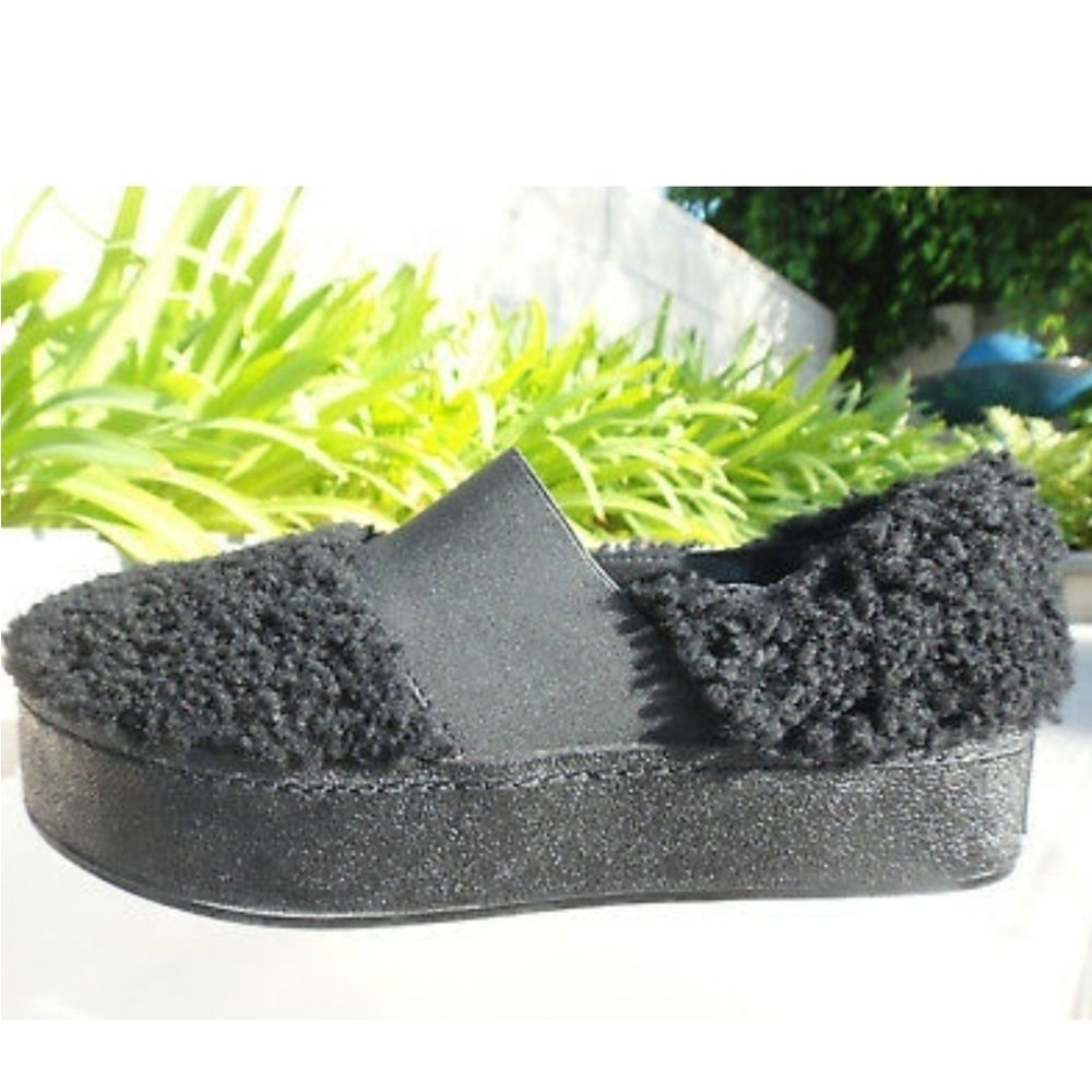 Opening Ceremony Cici Shearling Flats - Sz 38/8